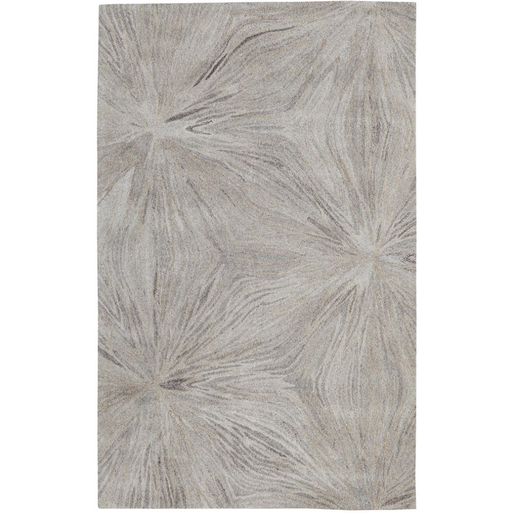 Dynamic Rugs 7802-717 Posh 6 Ft. 7 In. X 9 Ft. 6 In. Rectangle Rug in Grays